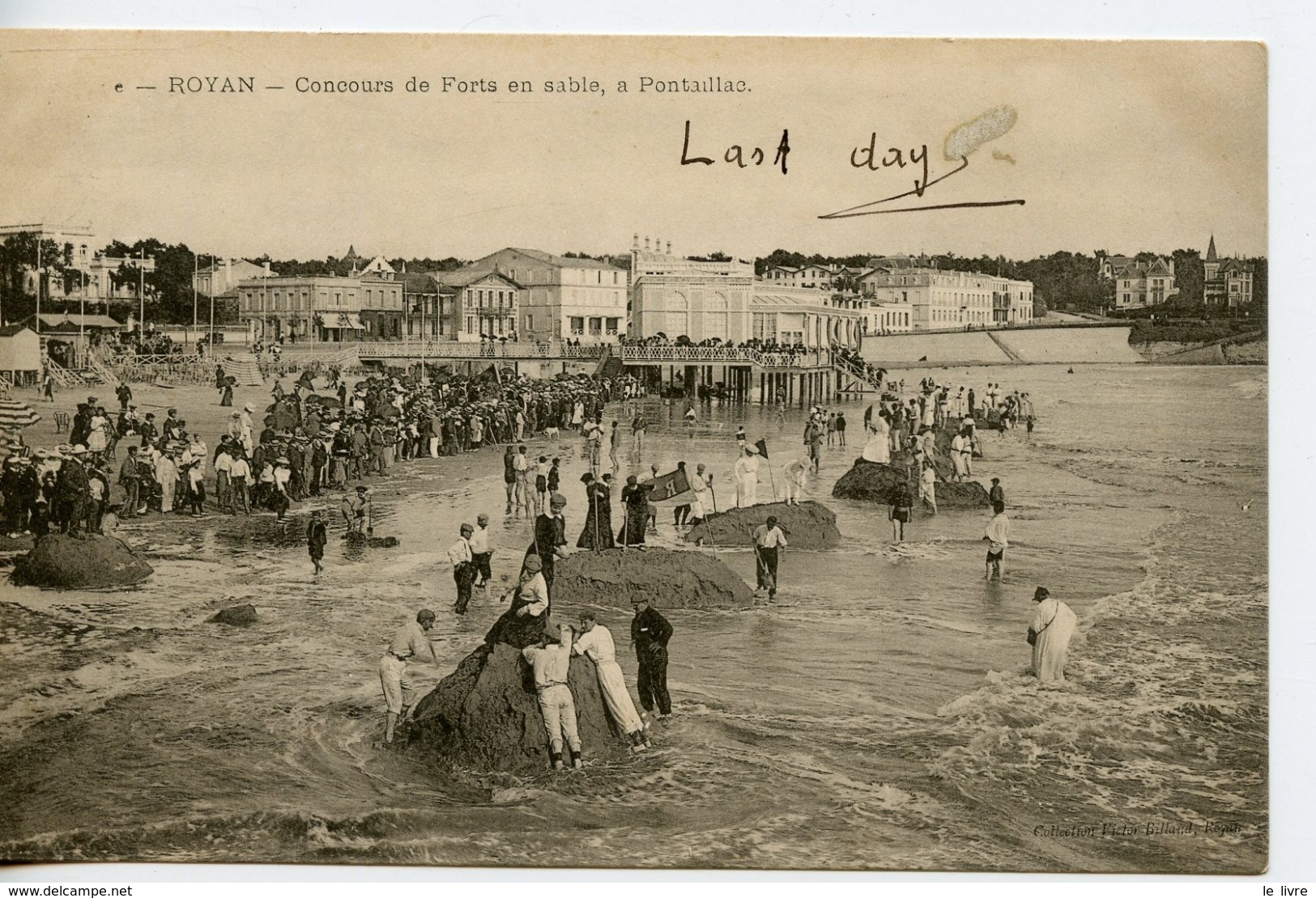 CPA 17 ROYAN. CONCOURS DES FORTS EN SABLE A PONTAILLAC