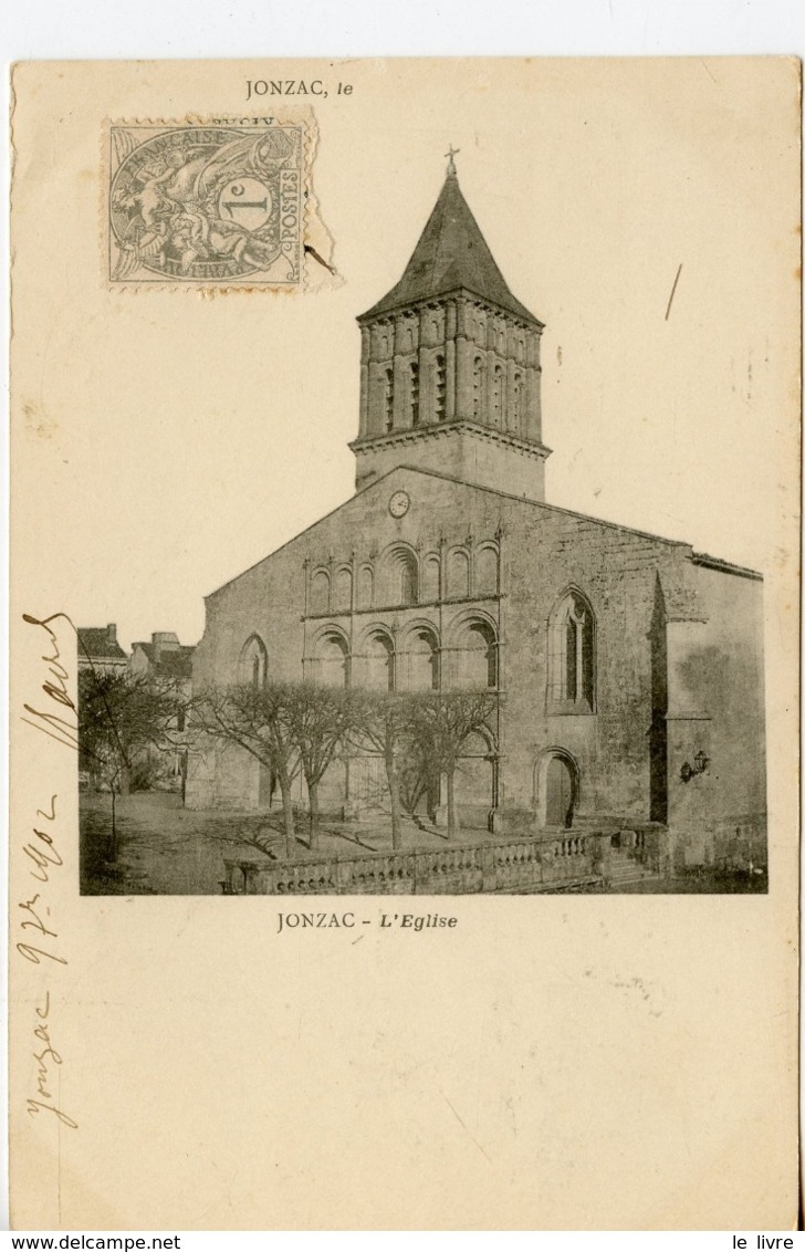 CPA 17 JONZAC. L'EGLISE