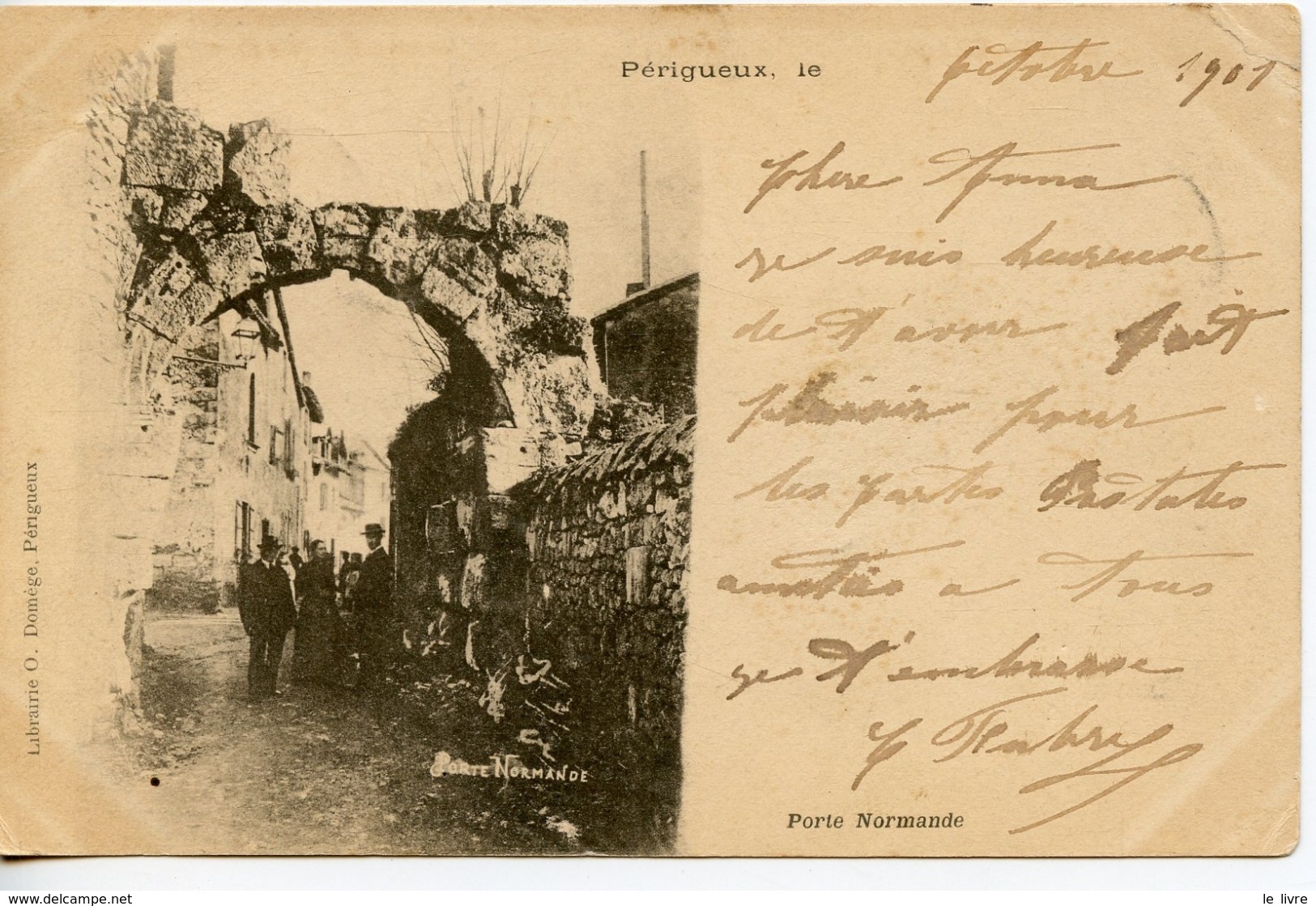 CPA 24 PERIGUEUX. PORTE NORMANDE 1901