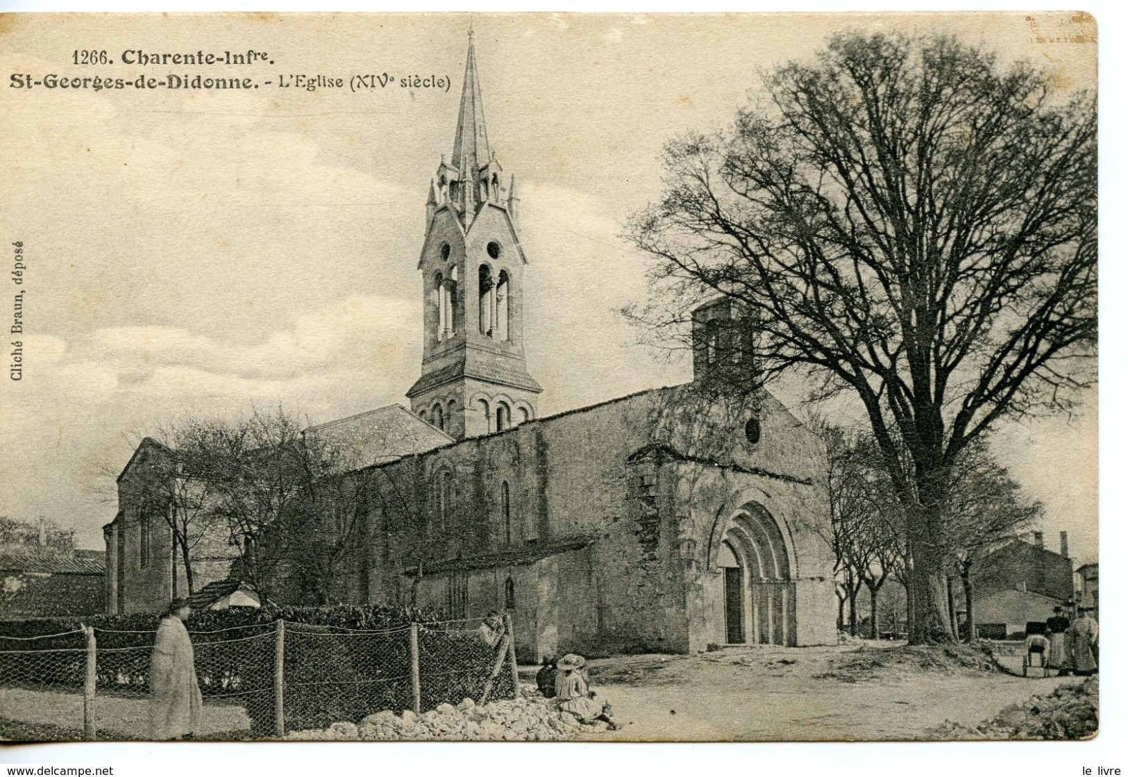 CPA 17 ST-GEORGES-DE-DIDONNE. L'EGLISE