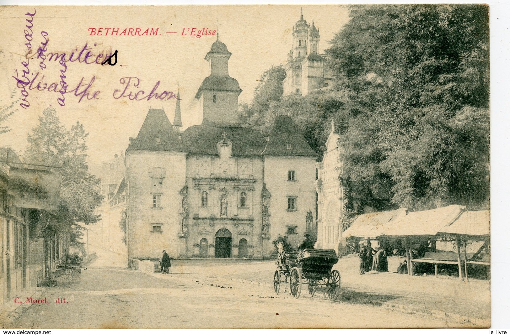 CPA 64 BETHARRAM. L'EGLISE 1905