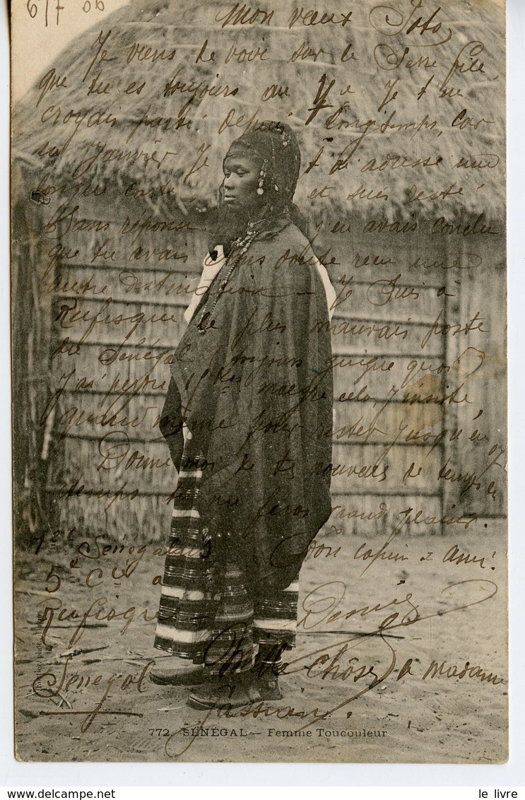 CPA SENEGAL. FEMME TOUCOULEUR 1906