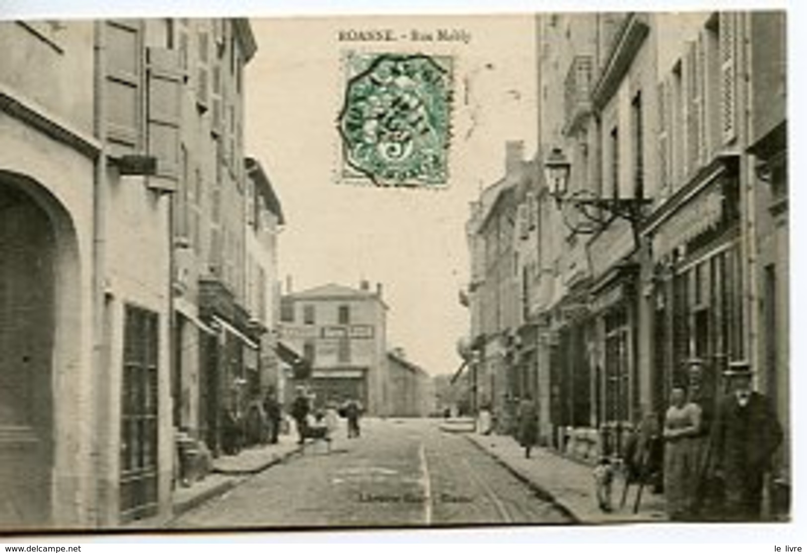 CPA 42 ROANNE. RUE MABLY 1917