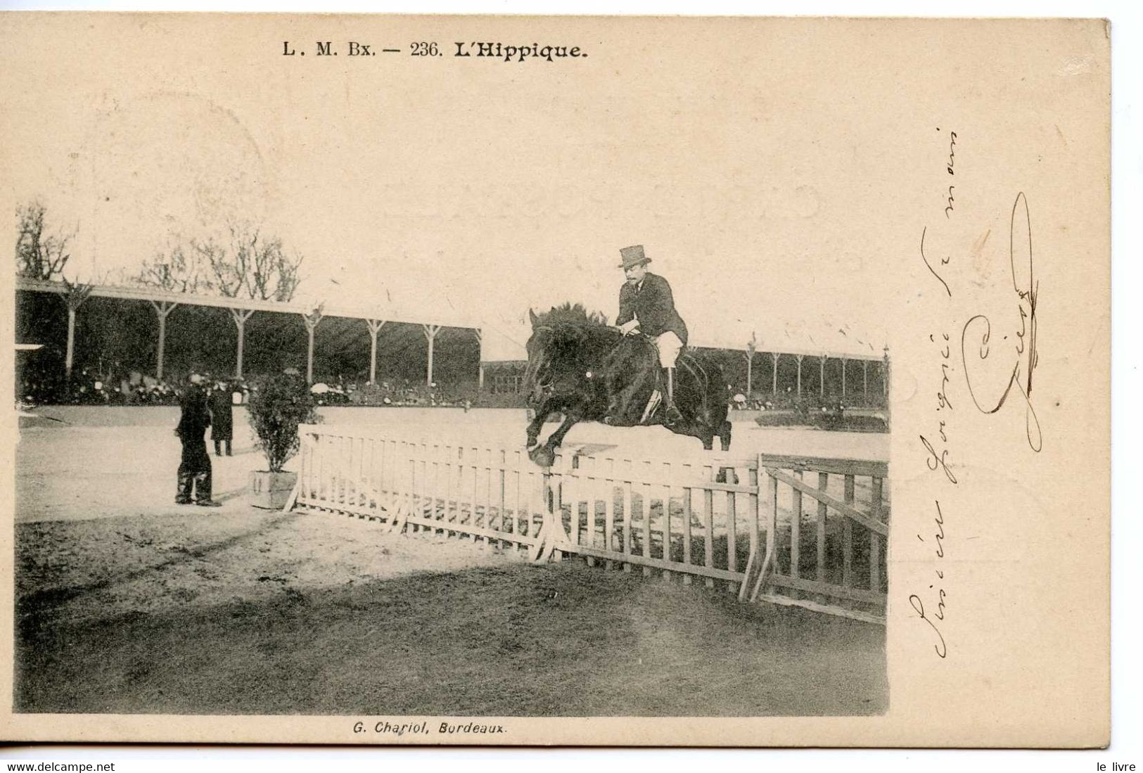 CPA 33 BORDEAUX. L'HIPPIQUE 1904