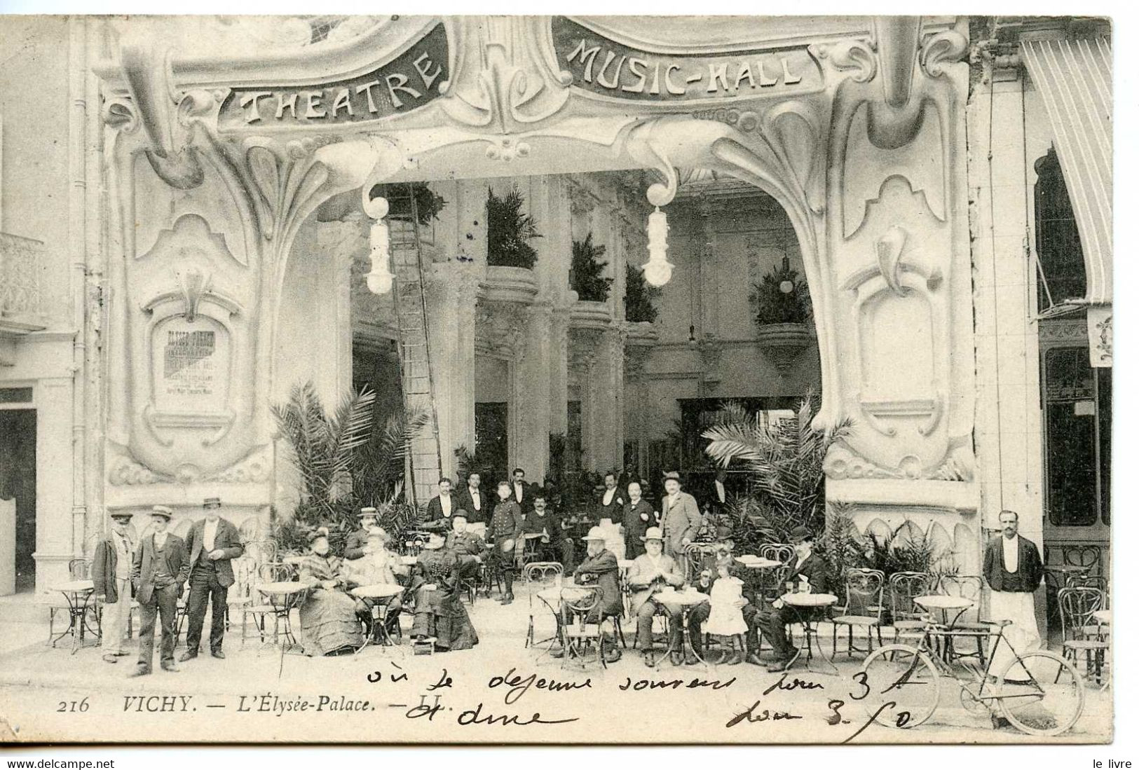 CPA 03 VICHY. L'ELYSEE PALACE 1904
