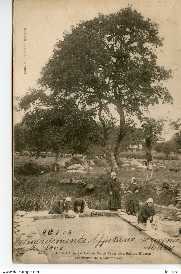 CPA 29 TREBOUL. LE LAVOIR SAINT-JEAN AUX SABLES BLANCS