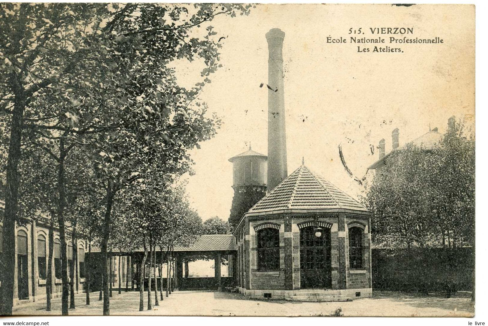 CPA 18 VIERZON. ECOLE NATIONALE PROFESSIONNELLE. LES ATELIERS 1913