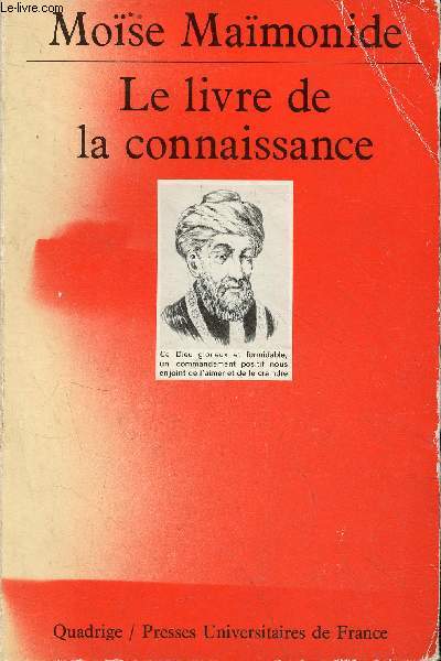 Le livre de la connaissance - Collection Quadrige n70.