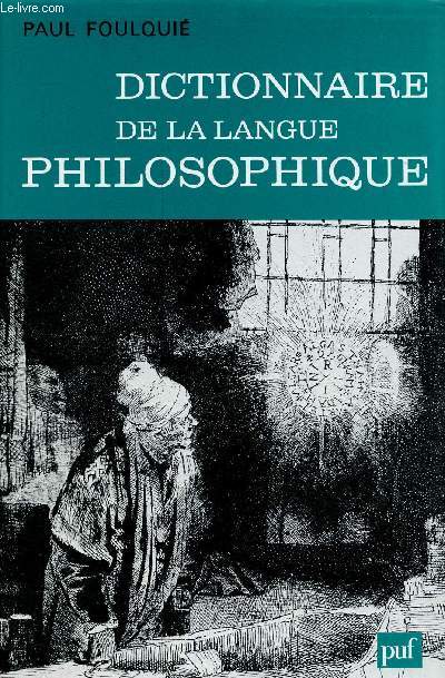 Dictionnaire de la langue philosophique.