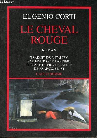 Le cheval rouge - Roman - Collection au coeur du monde.