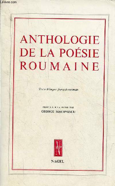 Anthologie de la posie roumaine.