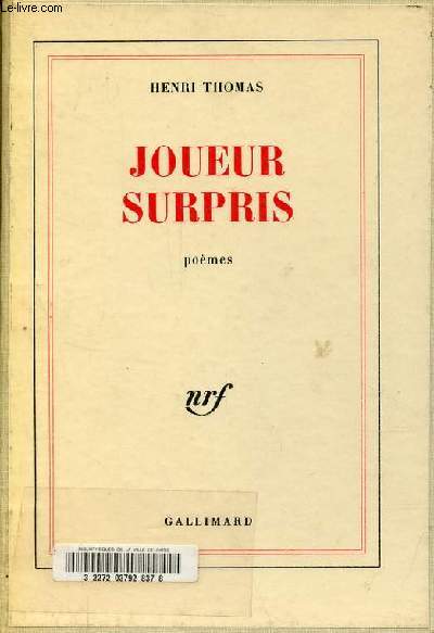 Joueur surpris - pomes.