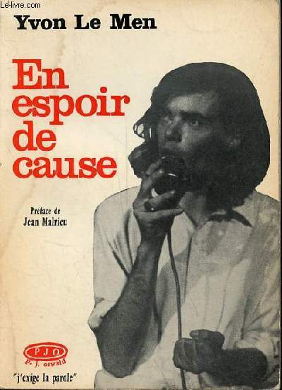 En espoir de cause - pomes - Collection j'exige la parole.