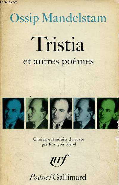 Tristia et autres pomes - Collection posie n155.