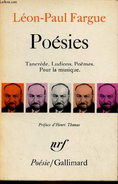 Posies - Tancrde, Ludions, Pomes, pour la musique - Collection posie.
