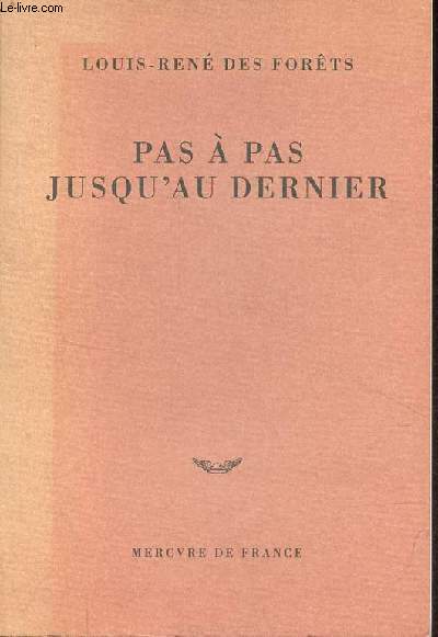 Pas  pas jusqu'au dernier