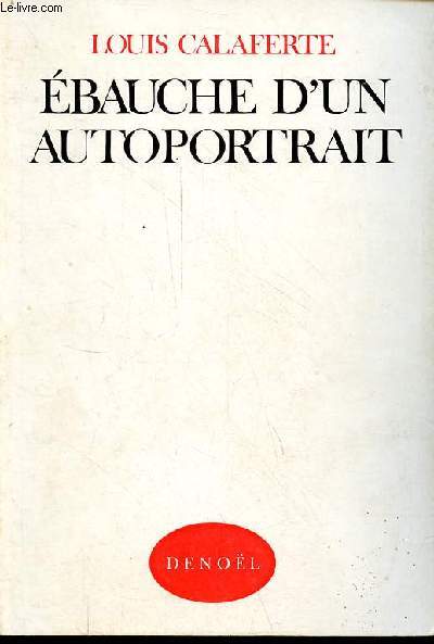Ebauche d'un autoportrait.