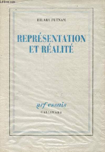 Reprsentation et ralit - Collection essais.