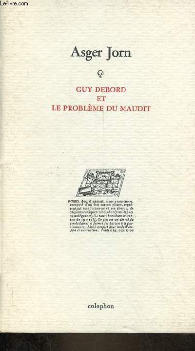Guy Debord et le problme du maudit.
