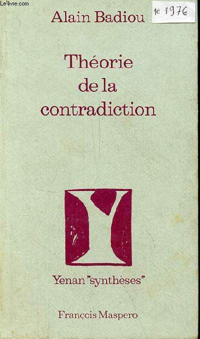 Thorie de la contradiction - Collection Yenan 
