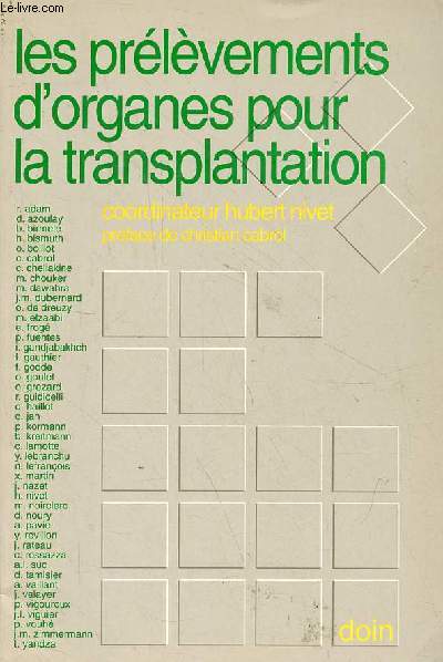 Les prlvements d'organes pour la transplantation.