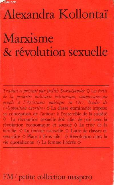 Marxisme & rvolution sexuelle - Petite collection Maspero n182.