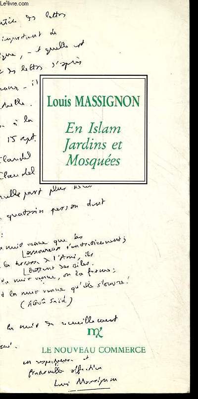 En Islam jardins et mosques.