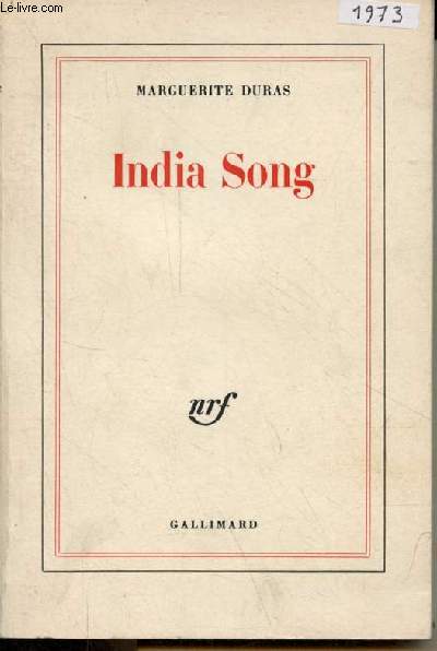 India Song - texte thtre film.