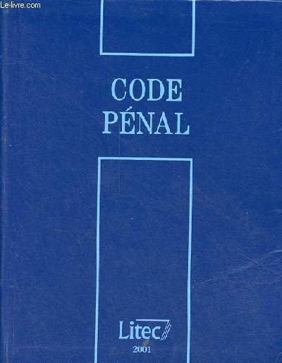 Code Pnal 2001 - 13e dition.