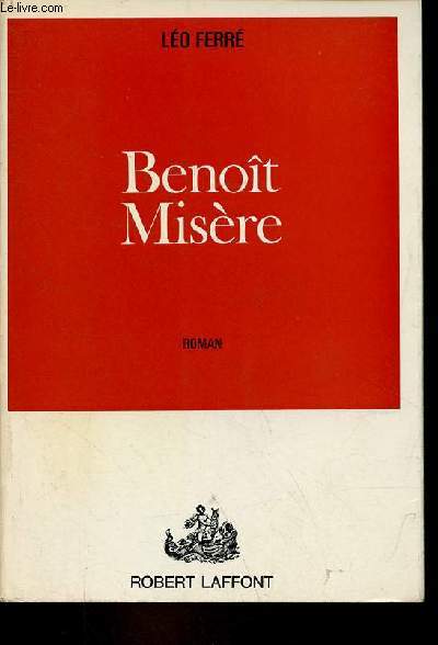 Benoit misre - roman.