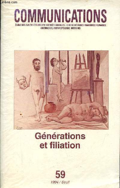 Communications n59 1994 - Gnrations et filiation.