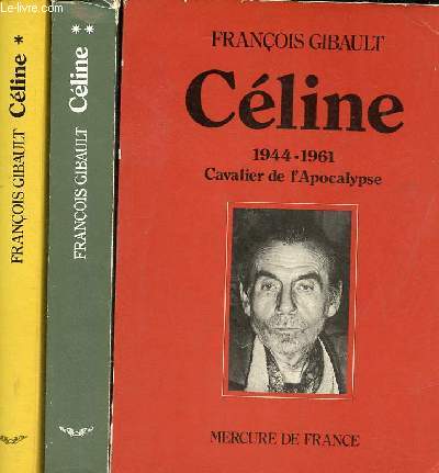 Cline - 3 tomes (3 volumes) - tome 1+2+3 - Tome 1 : 1894-1932 le temps des esprances - tome 2 : 1932-1944 dlires et perscutions - tome 3 : 1944-1961 cavalier de l'apocalypse.