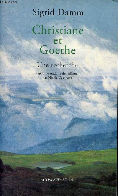 Christiane et Goethe - Une recherche.