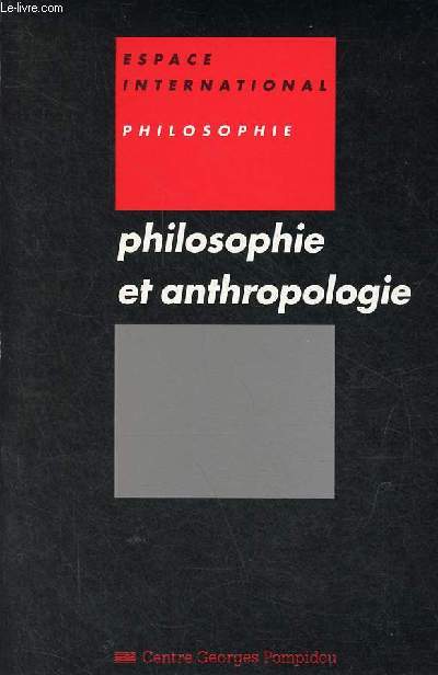 Philosophie et anthropologie - Collection 