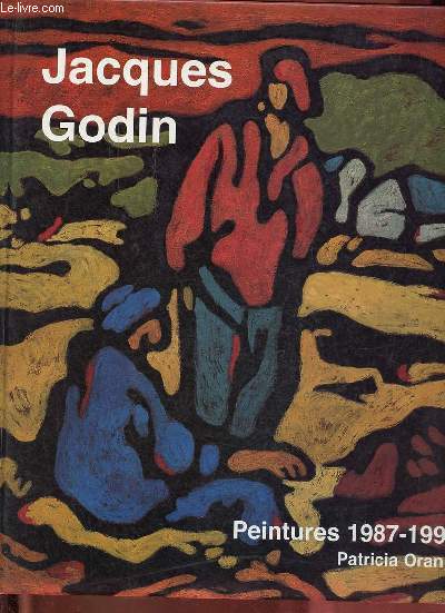 Jacques Godin - Peintures 1987-1997 Chteau de Pont-l'Abb aot 1998 - Ddicace avec un dessin de Jacques Godin.