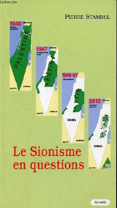Le Sionisme en questions.