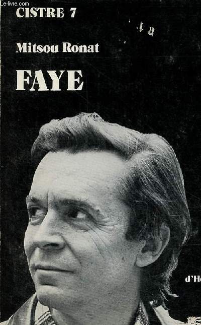 Faye - Cahiers Cistre n7.