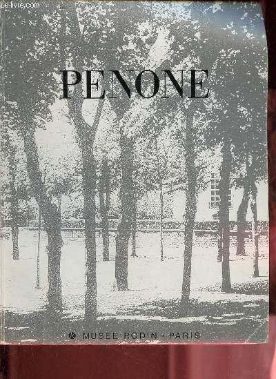 Giuseppe Penone 29 juin - 12 septembre 1988 Muse Rodin Paris.