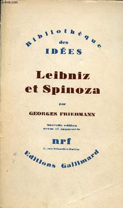 Leibniz et Spinoza - Collection 