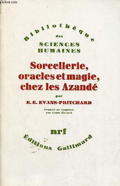 Sorcellerie, oracles et magie chez les Azand - Collection 