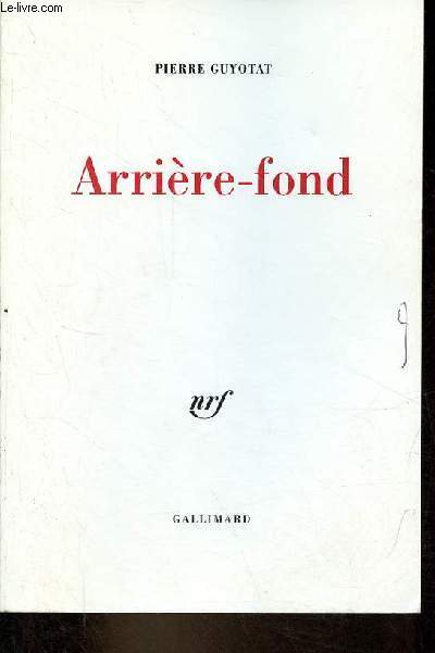 Arrire-fond.