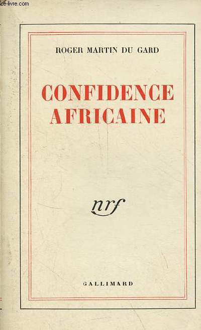 Confidence africaine.