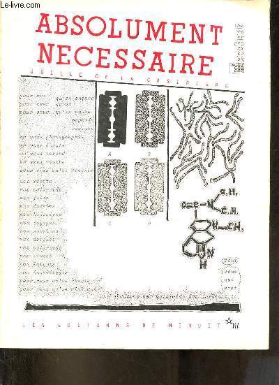 Absolument necessaire - The emergency book.