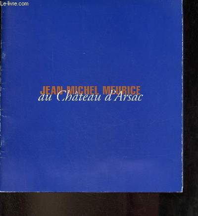Jean-Michel Meurice au Chteau d'Arsac.