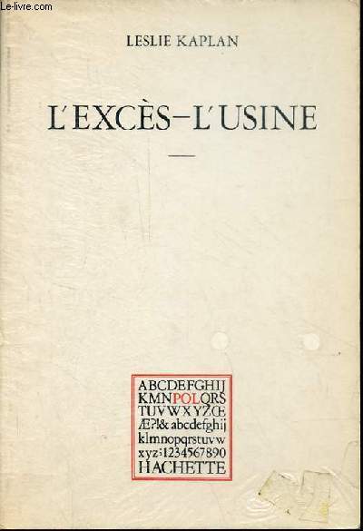 L'excs-l'usine - Collection 