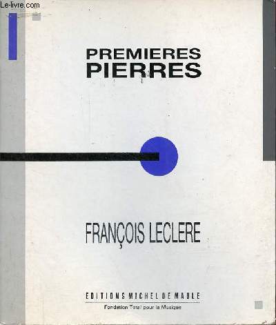 Premires pierres - D'un matriau compositionnel gnrateur vers l'harmonie d'une forme organique.