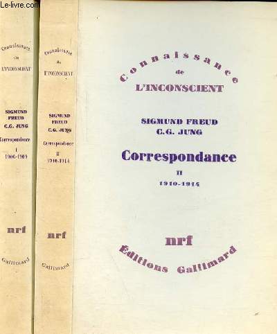 Correspondance - Tome 1 + Tome 2 (2 volumes) - Tome 1 : 1906-1909 - Tome 2 : 1910-1914 - Collection connaissance de l'inconscient.