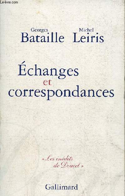 Echanges et correspondances - Collection 
