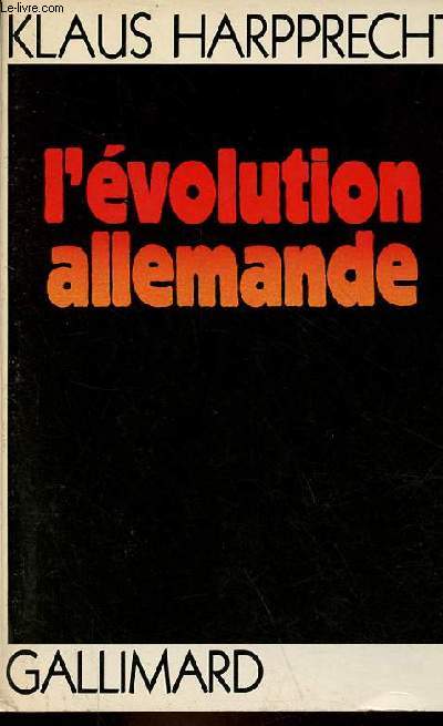 L'volution allemande.