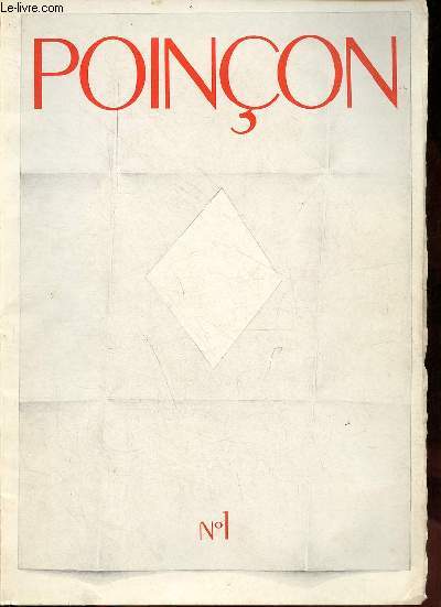Poinon n1 octobre 1981 - J.Lacan un analyste - du symptome freudien au symptome lacanien - ding - les mots de la fin - le fantasme  partir de la thorie et de la pratique psychanalytique - notules - peste ou vrole - crit sur le sable t 81 ...